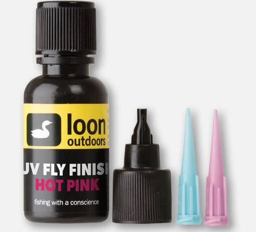 Loon UV Fly Finish in Hot Pink